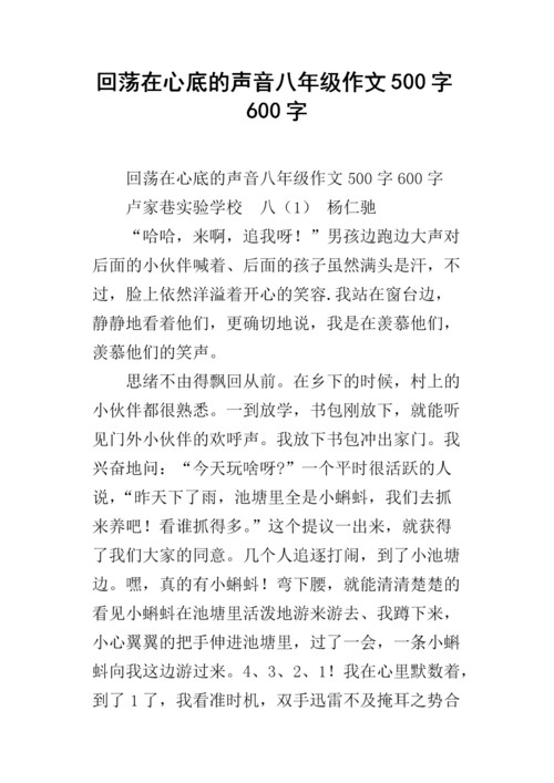 探寻北京作文800字